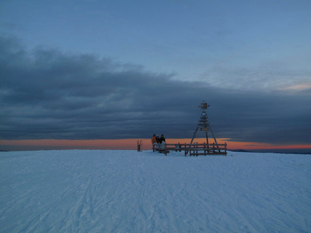 Amundsenh&ouml;he, 1.666 m (31. Dez.)