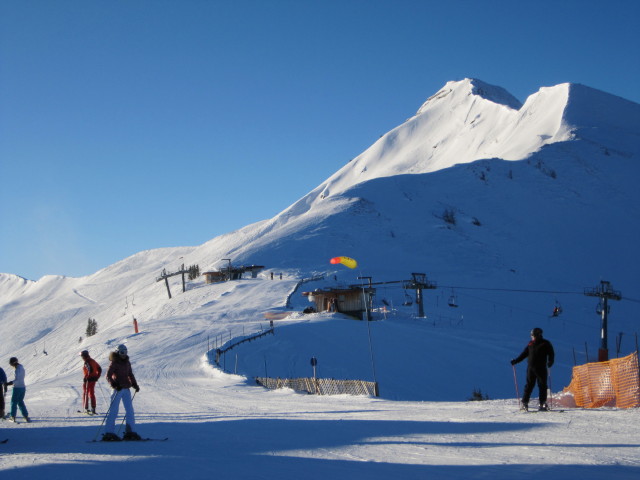 Bergstation Vierersessellift Brandegglift und des Vierersessellifts Kohlgrube