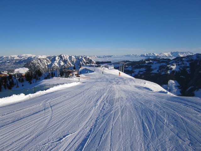 Bergstation Vierersessellift Kohlgrube und der P&ouml;glbahn
