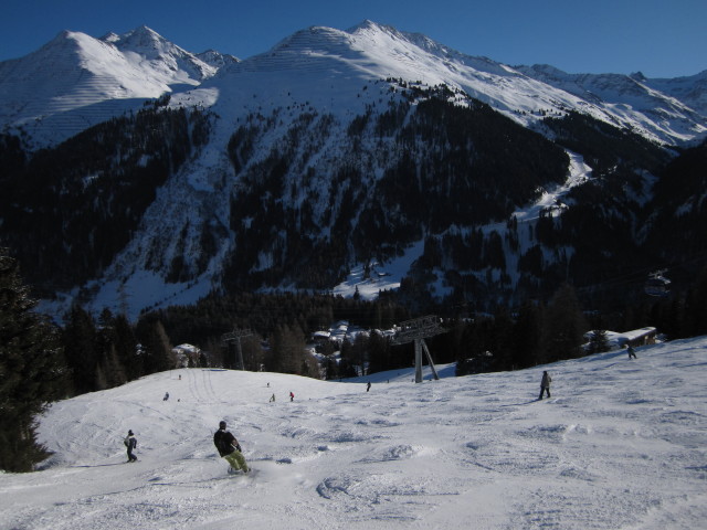 Markus auf der Abfahrt 'Zammermoos - St. Anton' (14. Jän.)