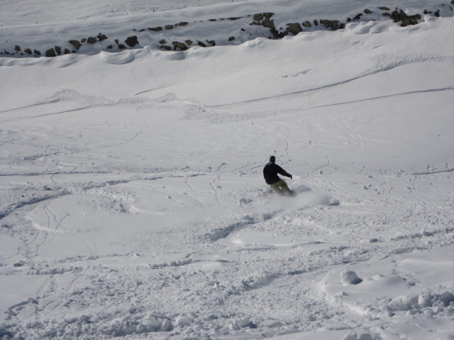 Markus neben der Riffla-Skiroute (14. J&auml;n.)