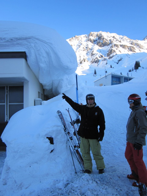 Markus und Manuel in Rauz, 1.620 m (15. J&auml;n.)
