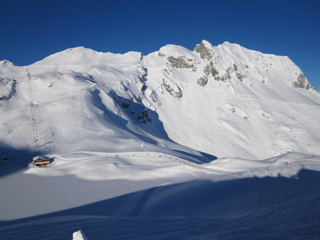 von der Bergstation der Z&uuml;rser-See-Bahn Richtung Nordwesten (15. J&auml;n.)