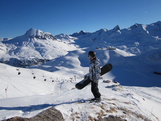 Thomas neben der Abfahrt 'Madloch - Z&uuml;rser See' (15. J&auml;n.)