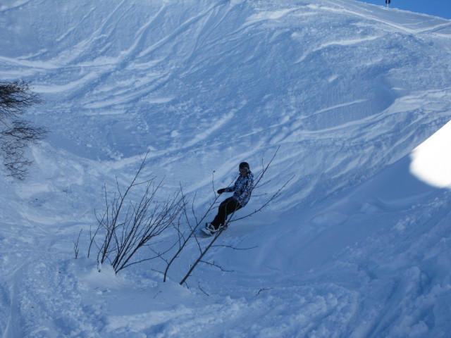 Thomas neben der Hasensprungabfahrt (15. J&auml;n.)