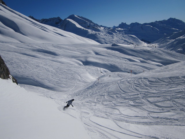 Thomas neben der Rossgraben-Skiroute (15. J&auml;n.)