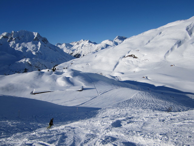 Markus neben der Pazieltalabfahrt (15. J&auml;n.)