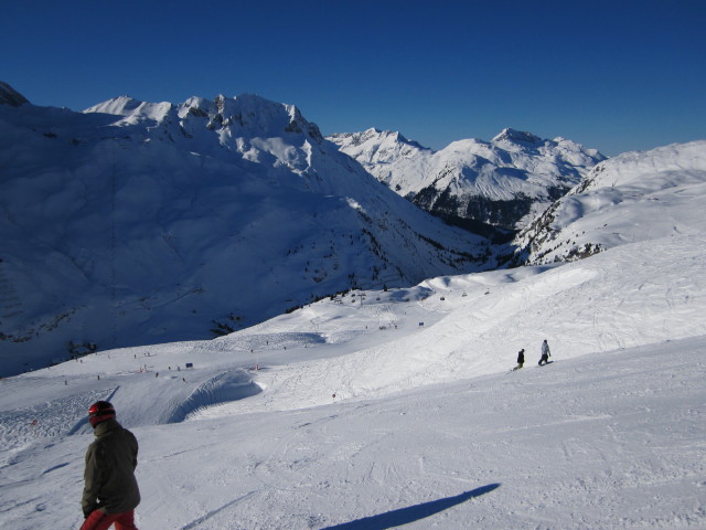 Manuel, Markus und Thomas auf der direkten Hexenbodenabfahrt (15. Jän.)