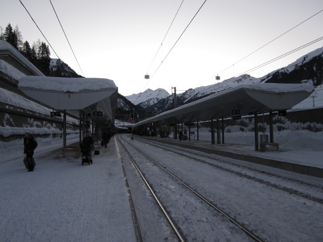Bahnhof St. Anton am Arlberg, 1.309 m (15. J&auml;n.)