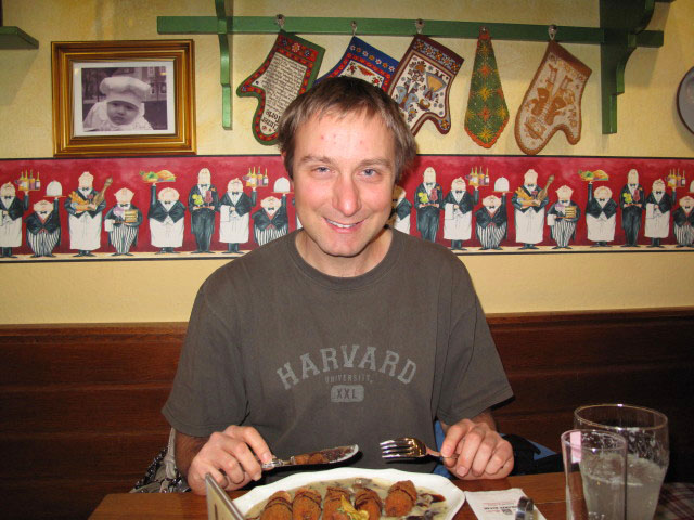 Ich in der 'Schwarzen Kuchl'