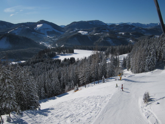 vom Vierersessellift Hennesteck Richtung S&uuml;dwesten