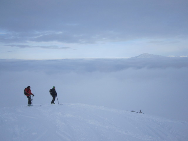 Martina und Andreas zwischen Poverer Hippold und Sagalm