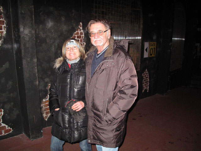 Mama und Papa in den Vienna Airlines