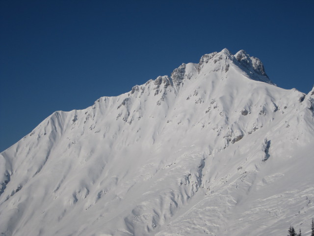 Brandjochspitzen von der Tobel-Skiroute aus