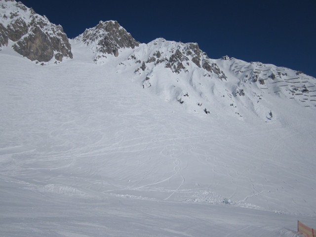 Karrinne-Skiroute von der Seegrube aus