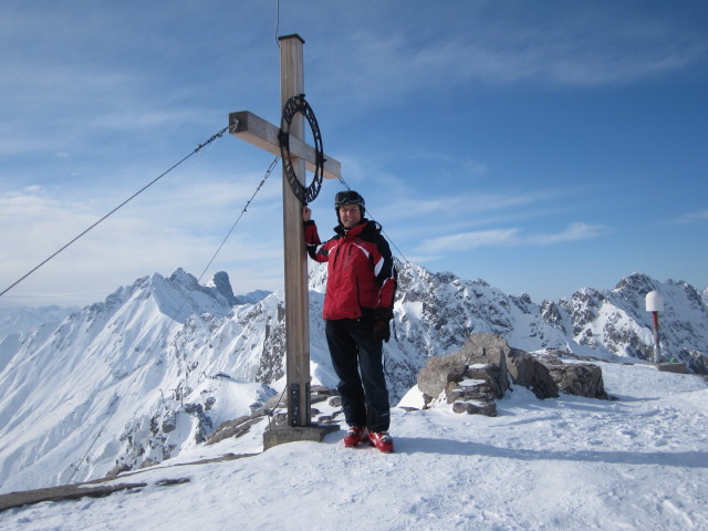 Ich auf der Hafelekarspitze, 2.334 m