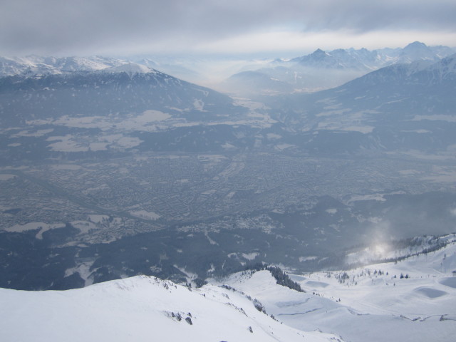 Innsbruck von der Hafelekarspitze aus