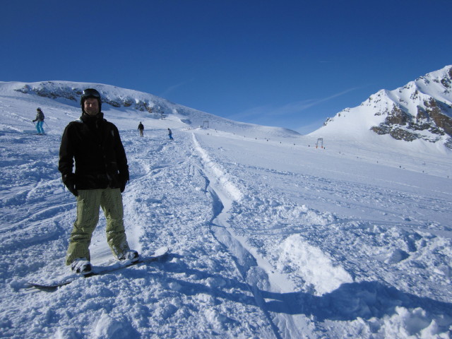 Markus zwischen H&ouml;llschartepiste und Kasererpiste