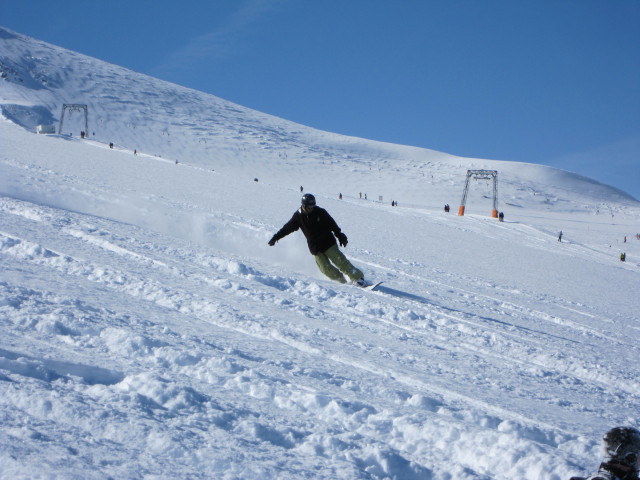 Markus neben der Kasererpiste
