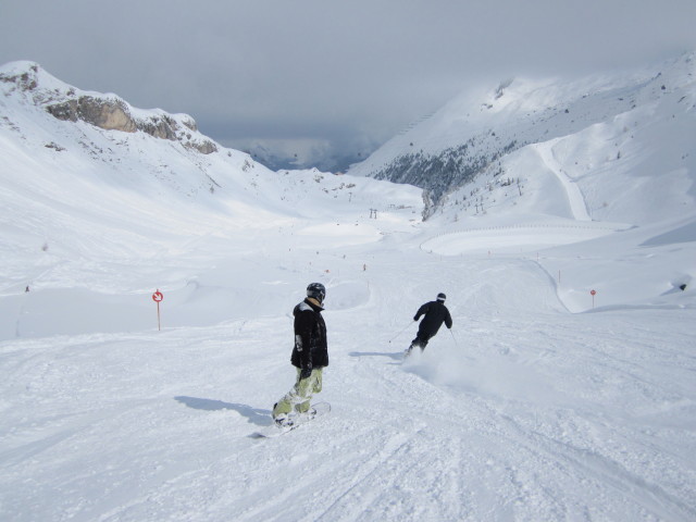 Markus auf der Mor&auml;nepiste