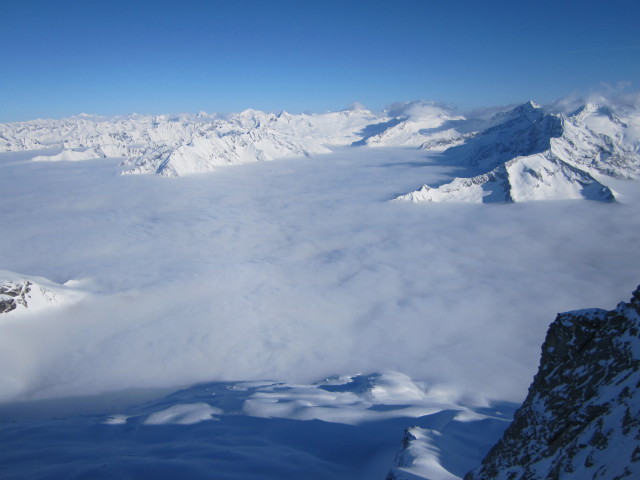 von der Bergstation des Gletscherbus 3 Richtung S&uuml;dosten