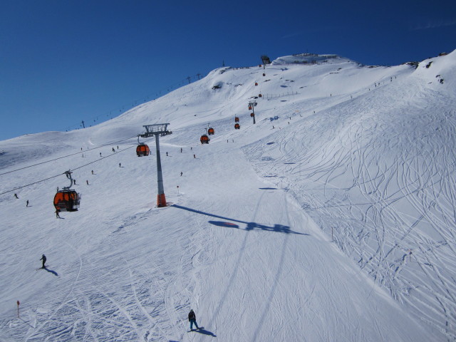 Gipfelbahn von der Dorfbahn 2 aus