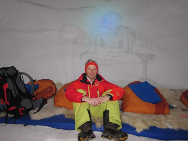 Ich im Iglu Village (15. M&auml;rz)