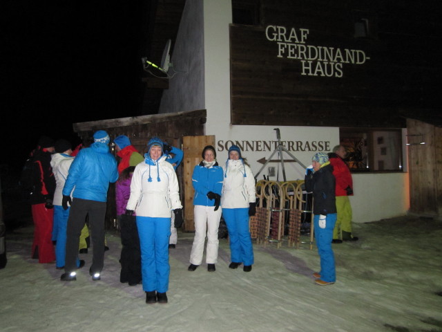 beim Graf Ferdinand-Haus, 2.150 m (15. M&auml;rz)