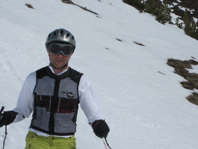 Ich zwischen Piste 5 und Piste 16 (17. M&auml;rz)