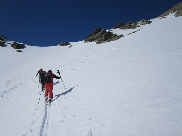 Siegbert, Gerwalt und Klaus zwischen bei die K&ouml;pfe und Rostocker Eck (1. Apr.)