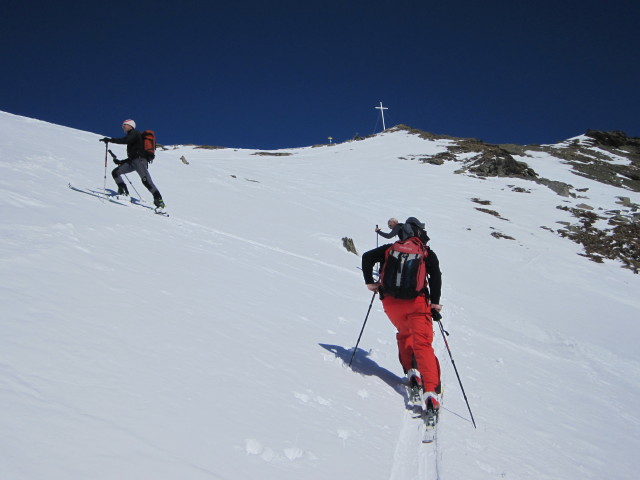 Siegbert, Gerwalt und Klaus zwischen bei die K&ouml;pfe und Rostocker Eck (1. Apr.)