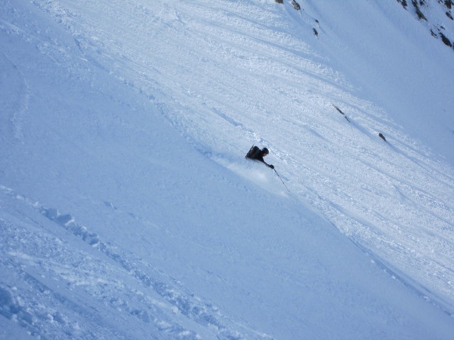 Norbert zwischen Reggent&ouml;rl und Simonysee (2. Apr.)