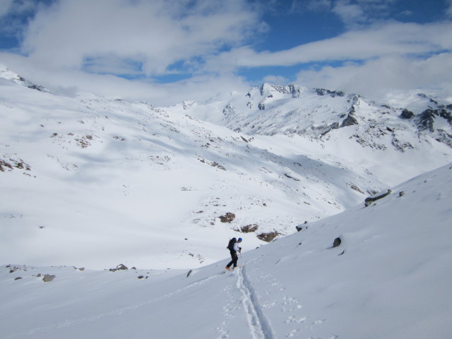 Norbert zwischen N&ouml;rdlichem Malhamkees und S&uuml;dlichem Malhamkees (6. Apr.)
