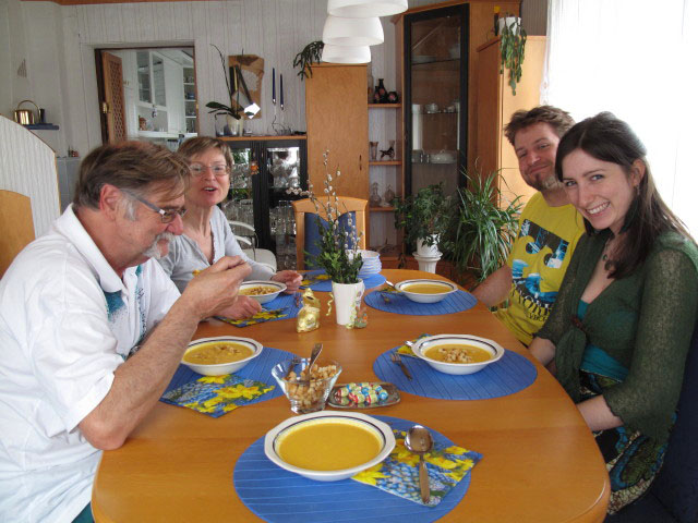 Papa, Mama, Markus und Ayesha