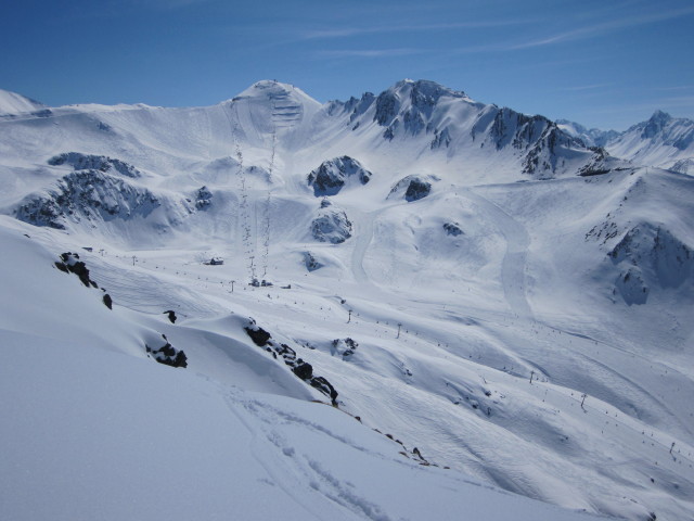 von Piste 14a Richtung S&uuml;den (17. Apr.)