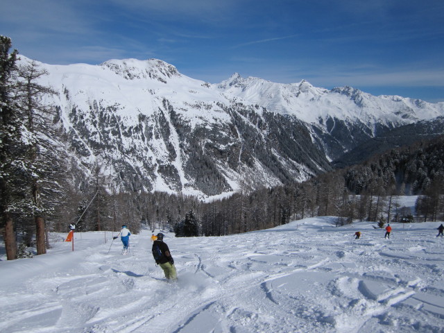 Boris, Andreas und Markus auf der Piste 35 (19. Apr.)