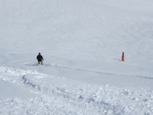 Markus auf der Skiroute 26 (19. Apr.)