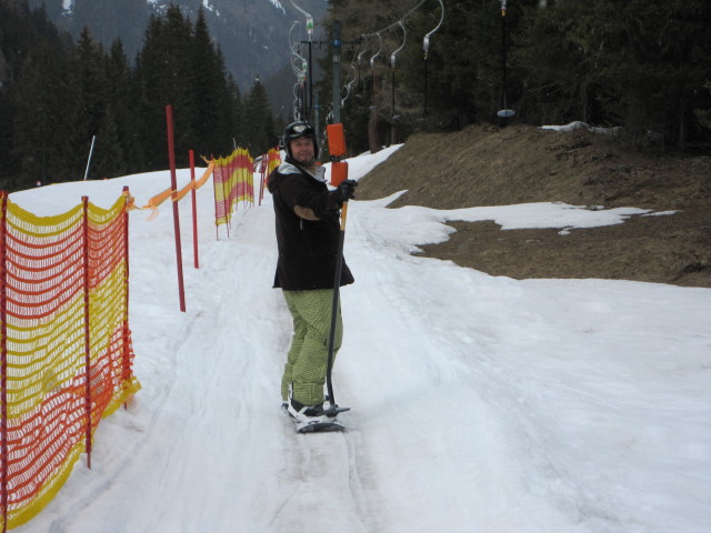 Markus im Schwarzwasserlift (23. Apr.)