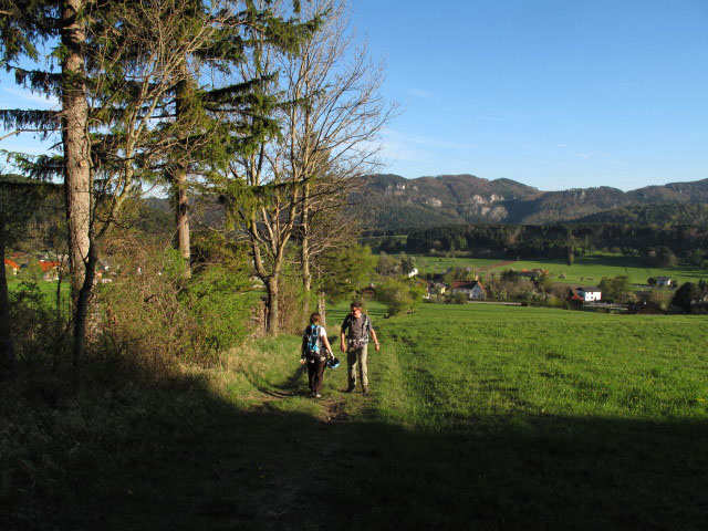 Diana und John zwischen Seiser Toni und Gr&uuml;nbach am Schneeberg
