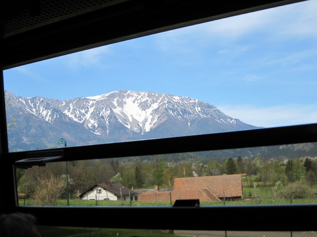 Schneeberg von der Schneebergbahn aus