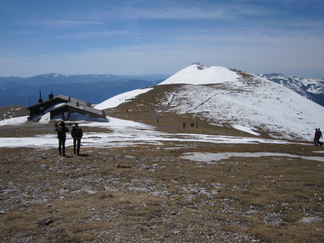 Fischerh&uuml;tte und Klosterwappen vom Kaiserstein aus