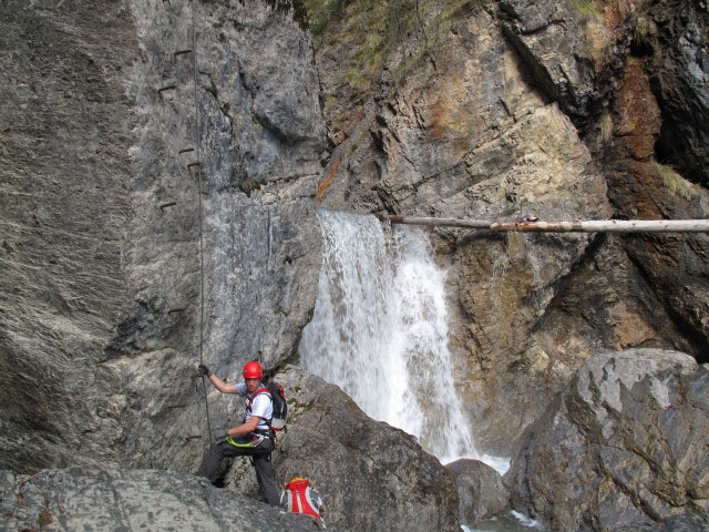 &Ouml;TK-Klettersteig: Einstiegswand