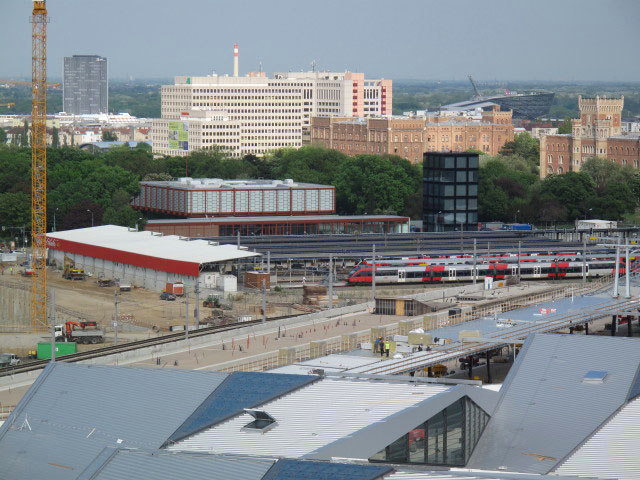 Ostbahnhof vom bahnorama aus