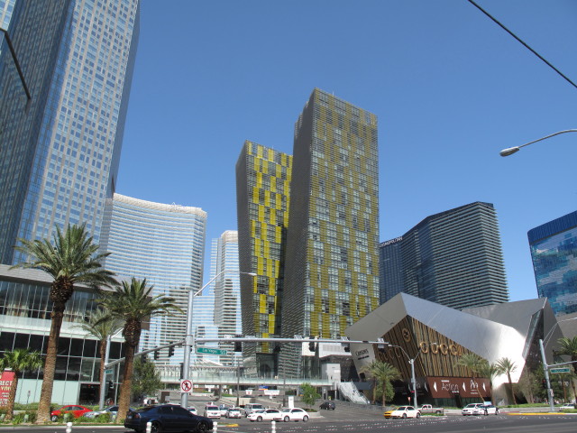 Aria Hotel, Crystals Hotel und Cosmopolitan Hotel (6. Mai)