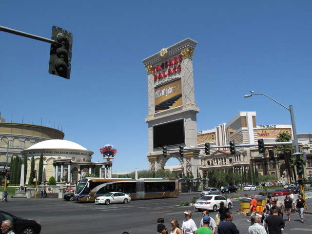 Caesars Palace Hotel und The Mirage Hotel (6. Mai)