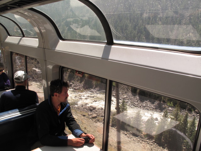 Lounge Car zwischen Granby und Glenwood Springs