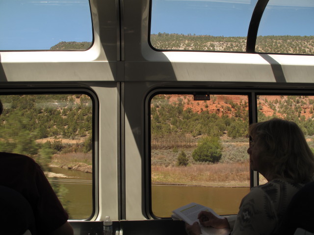 Lounge Car zwischen Granby und Glenwood Springs