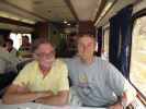 Papa und ich im Dining Car zwischen Granby und Glenwood Springs