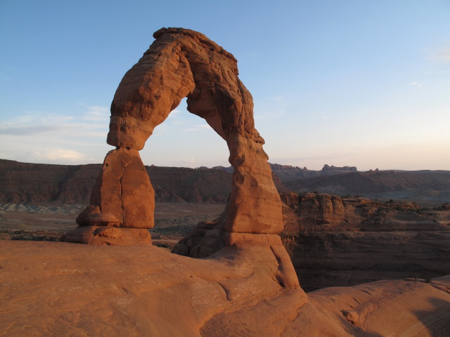 Delicate Arch im Arches National Park, 1.474 m (13. Mai)