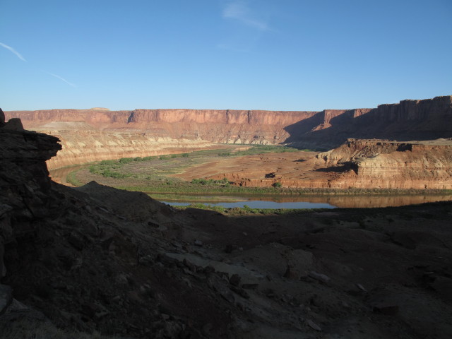 Green River vom White Rim Jeep Trail aus (15. Mai)